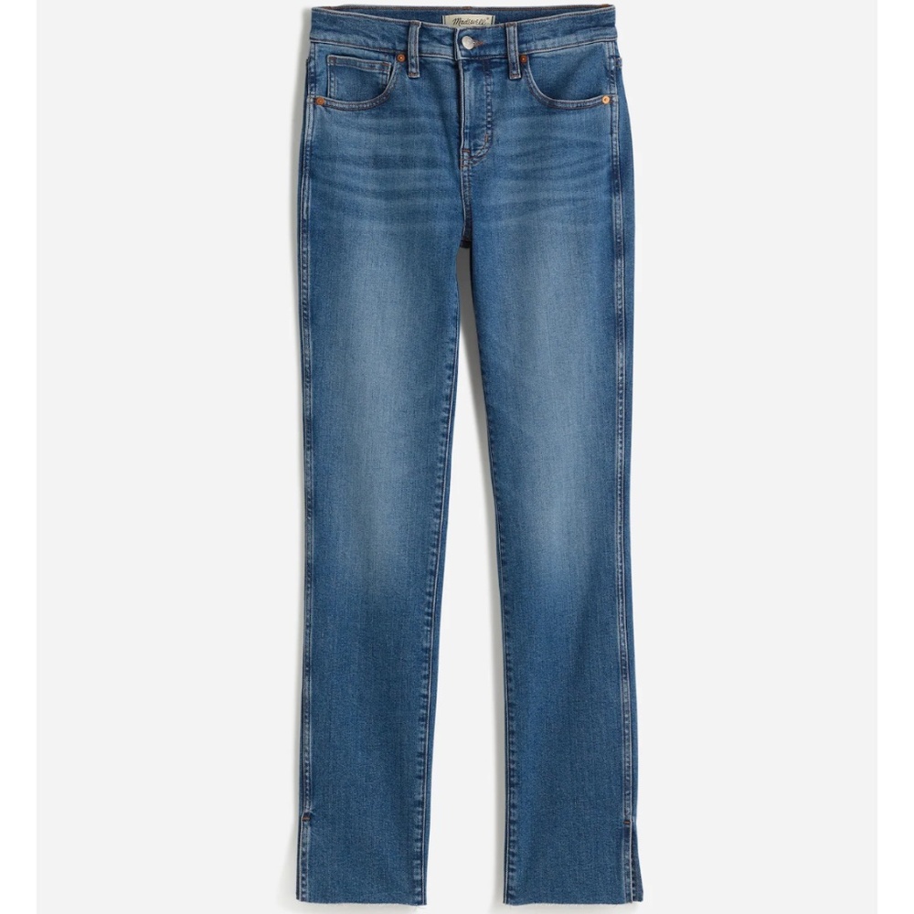 NWT | Madewell Raw Hem Mid-Rise Stovepipe Jeans | Sz 32 - Picture 5 of 5